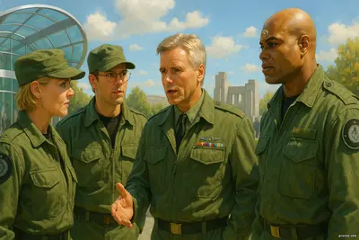 «Звёздные врата: SG-1», сезон 4, серия 16 - «2010» предупреждение сквозь время