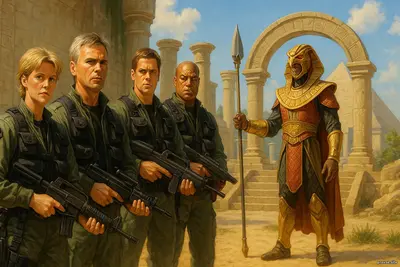 «Звёздные врата: SG-1», сезон 3, серия 3 - «Честная игра» Земля как игрок