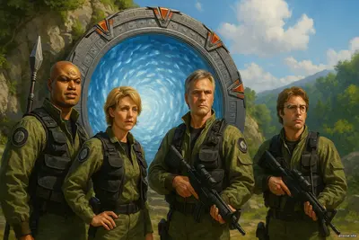 «Звёздные врата: SG-1», сезон 1, серия 5 - «Раздел по Броку» междисциплинарная команда, готовая решать гуманитарные кризисы