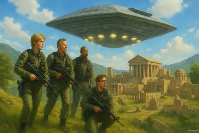 «Звёздные врата: SG-1», сезон 2, серия 6 - «Колесница Тора» союз через искупление
