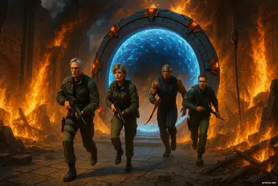 «Звёздные врата: SG-1», сезон 3, серия 1 - «Сквозь огонь. Часть 2» новый сезон — новые горизонты