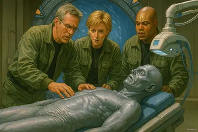 «Звёздные врата: SG-1», сезон 2, серия 22 - «Вне разума. Часть 1» ловушка ещё не раскрыта
