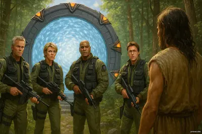 «Звёздные врата: SG-1», сезон 5, серия 4 - «Пятый человек» чужой, который стал своим
