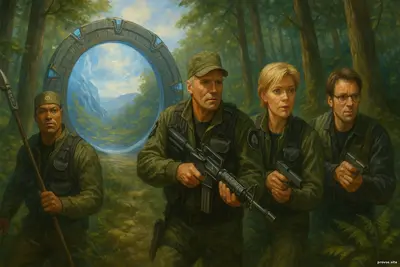 «Звёздные врата: SG-1», сезон 8, серия 16 - «Расчёт. Часть 1» галактика замирает