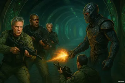 «Звёздные врата: SG-1», сезон 7, серия 7 - «Враг мой» мир под землёй