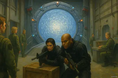 «Звёздные врата: SG-1», сезон 8, серия 10 - «Конец игры» врата возвращены, но мир потерян