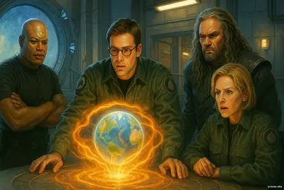 «Звёздные врата: SG-1», сезон 9, серия 5 - «Сильные мира сего» одна из лучших серий о Вале