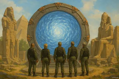«Звёздные врата: SG-1», сезон 8, серия 20 - «Мобиус. Часть 2» врата во времени