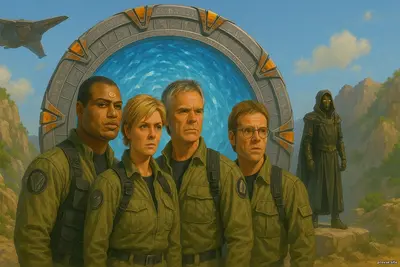 «Звёздные врата: SG-1», сезон 6, серия 3 - «Падение» корабль ушёл на дно, но игра продолжается