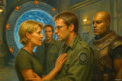 «Звёздные врата: SG-1», сезон 8, серия 7- «Близость» взгляд через окно