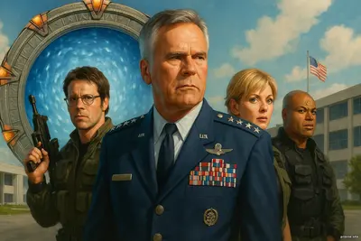«Звёздные врата: SG-1», сезон 10, серия 5 - «Сильные мира сего» редкий хоррор в духе Stargate